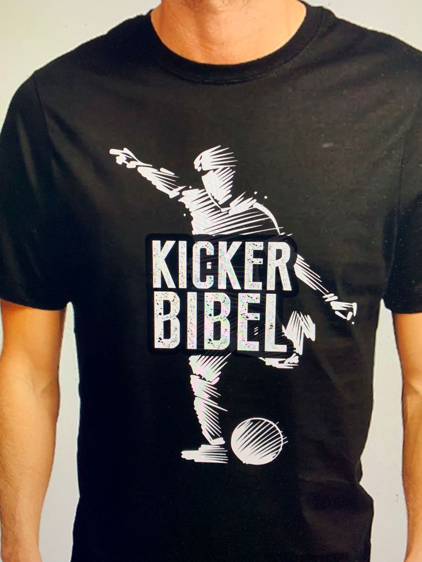 Männer T-Shirt Kicker Bibel L